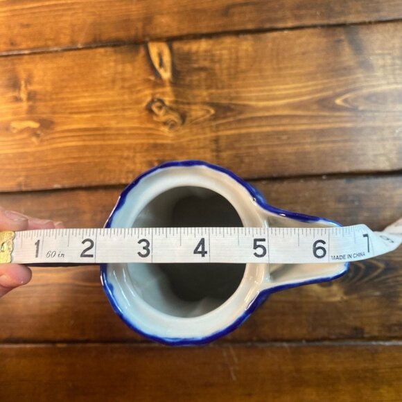 Vintage handpainted Japanese Geisha Ware ceramic porcelain Pitcher - Picture 7 of 9